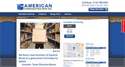 Desktop Screenshot of americancorrugatedbox.com