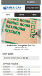 Mobile Screenshot of americancorrugatedbox.com