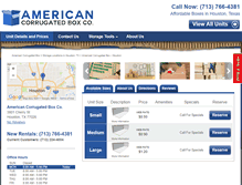 Tablet Screenshot of americancorrugatedbox.com